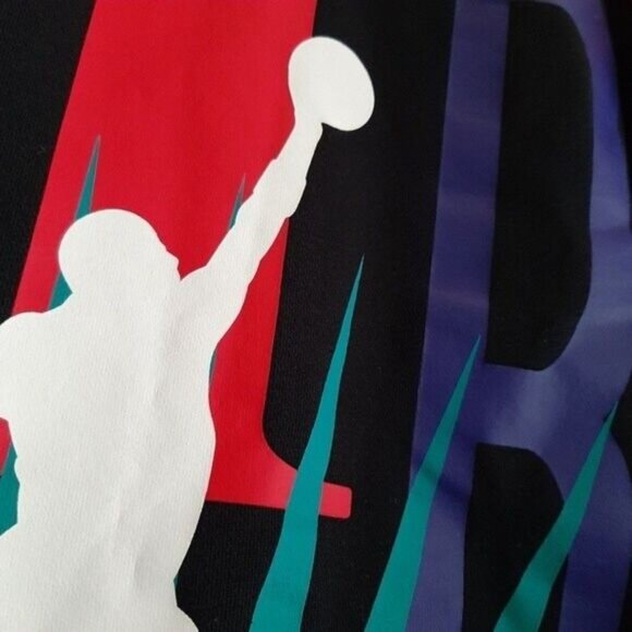 Nike Air JORDAN Legacy Flight Nostalgia AJ9 Hoodie Yellow Black Men's Sz S - Picture 7 of 16